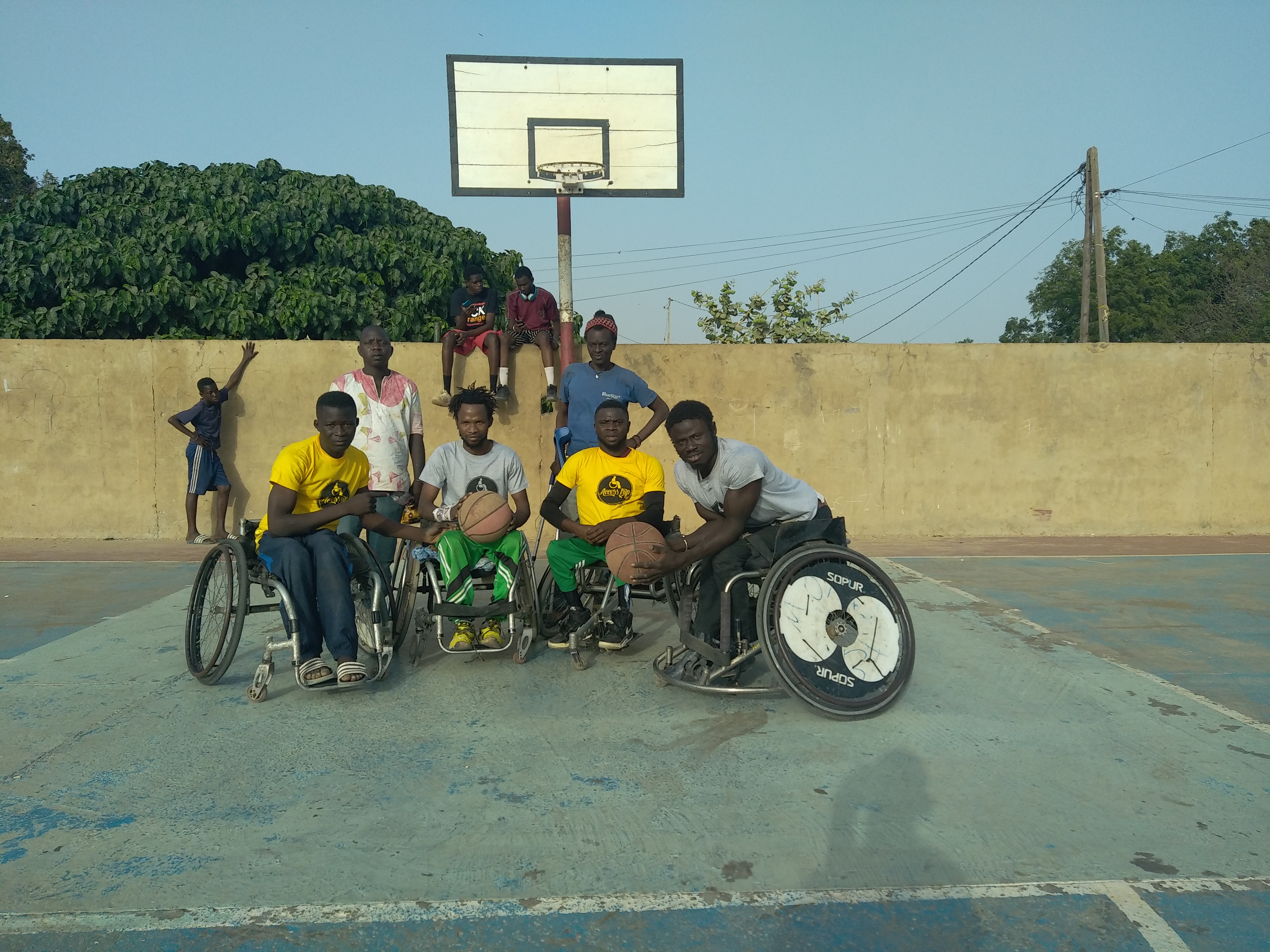 Handi basket à Mbour